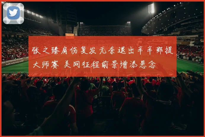 张之臻肩伤复发无奈退出辛辛那提大师赛 美网征程前景增添悬念